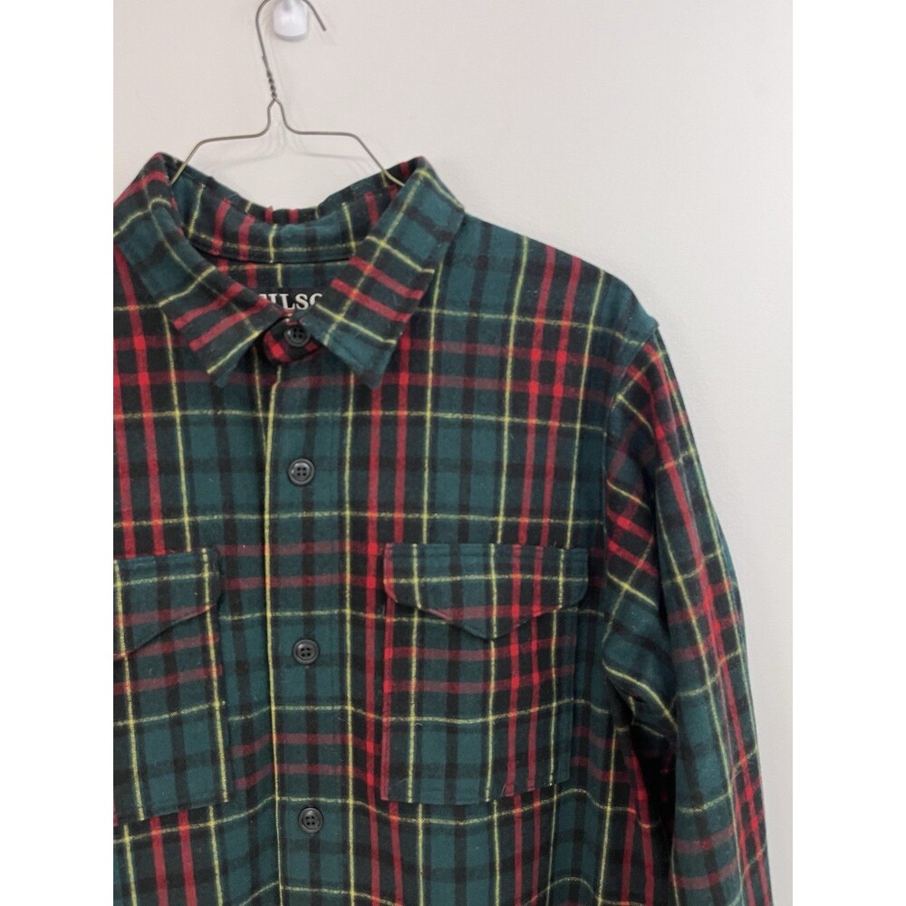 Filson Limited Edition Mackinaw Jac Shirt Red Green Gold Black XL Long USA - Picture 2 of 8